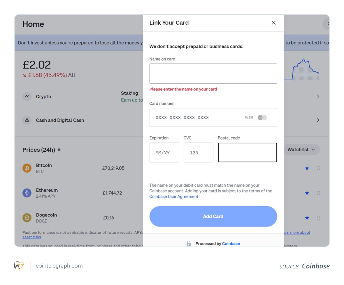 Enter the amount to buy and click Buy Now