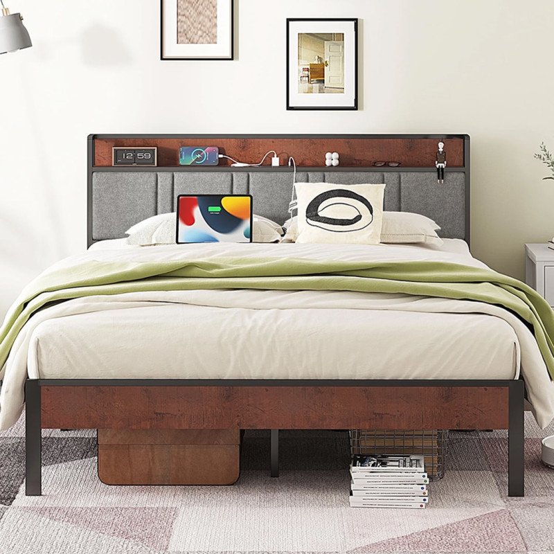 Walmart is selling a $250 bed frame for only $133, and shoppers call it 'beautiful' and 'functional'
