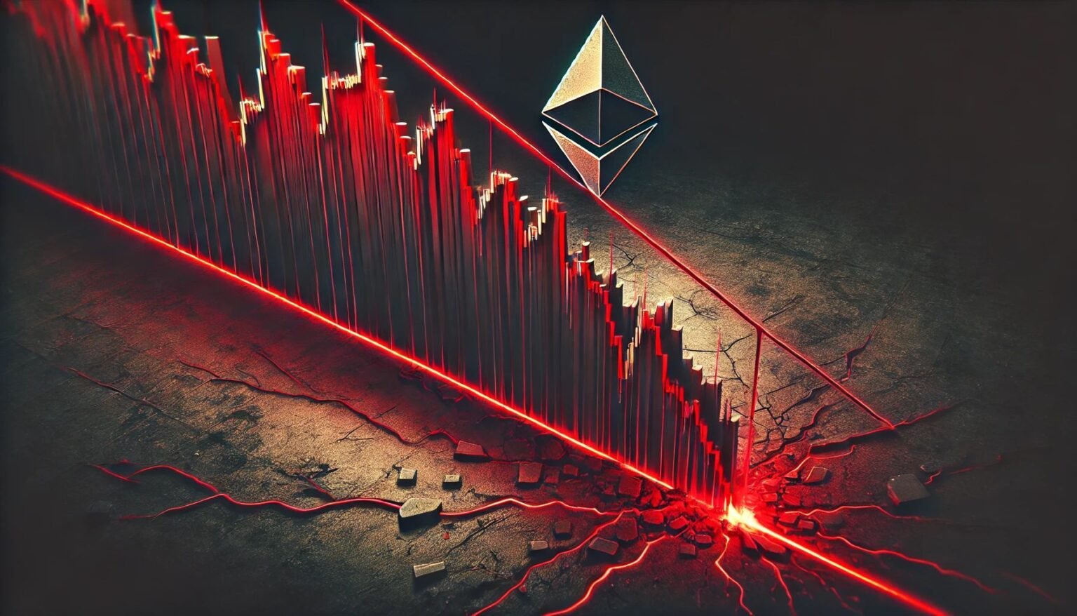 Ethereum Breaks Below Parallel Channel – Is ETH Collapsing To $1,250?