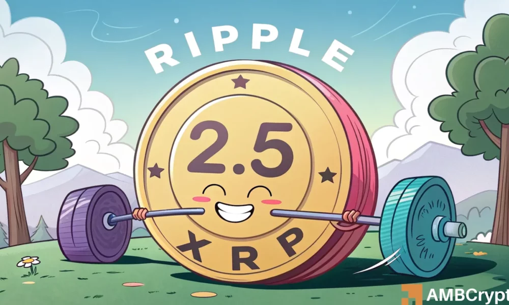 XRP fails to clear $2.50 resistance – Are bears poised to take over?