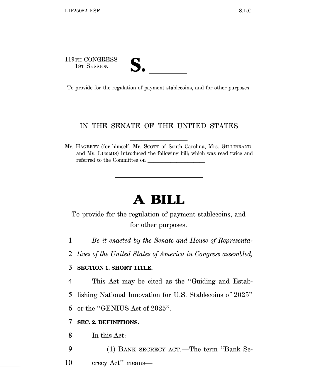 SEC, US Government, United States, Stablecoin