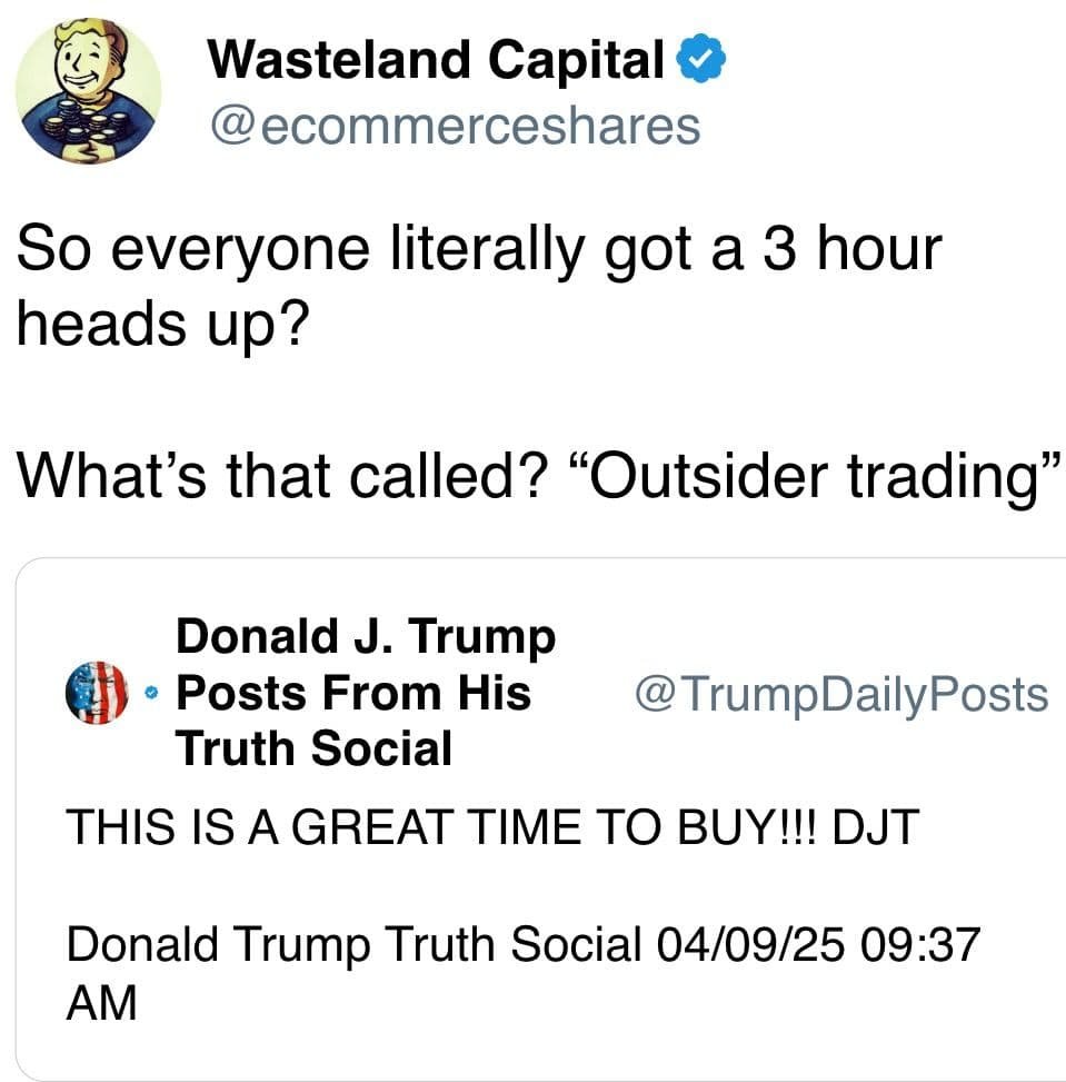 So everyone literally got a 3 hour heads up?