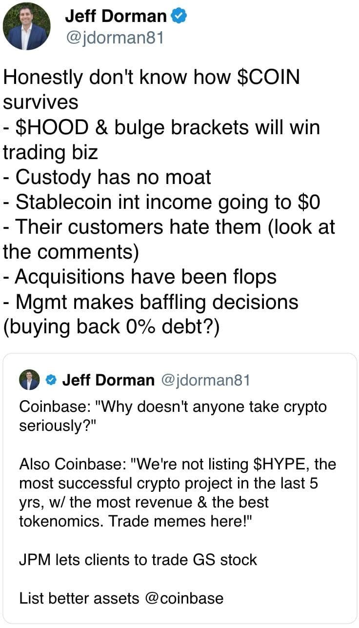 Honestly don't know how COIN survives