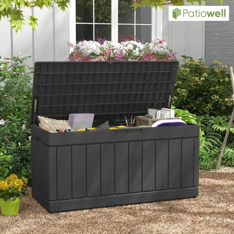 Walmart is selling a 'sturdy' $149 outdoor storage box for $69, and shoppers love the 'quality and durability'