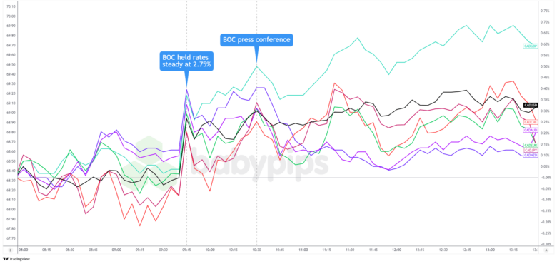 BOC Holds Steady at 2.75% as Trade War Clouds Economic Forecasts