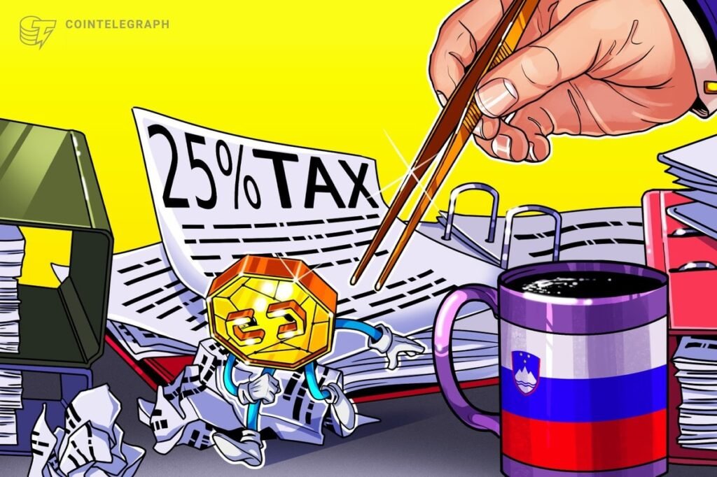 Slovenia’s finance ministry floats 25% tax on crypto transactions