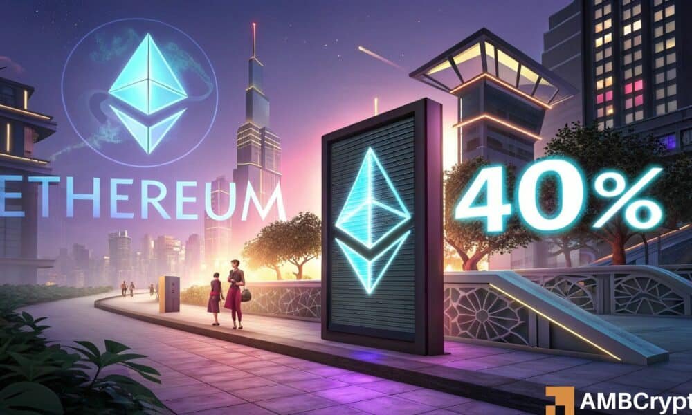 Ethereum’s new adoption rate is on the rise nearing 40%