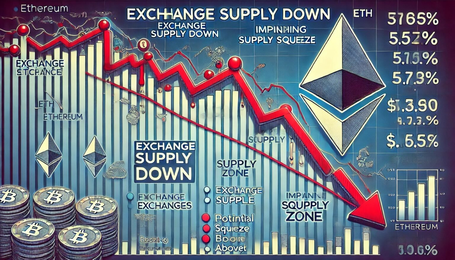 Ethereum Supply On Exchanges Plummets – Is A Supply Squeeze Coming?
