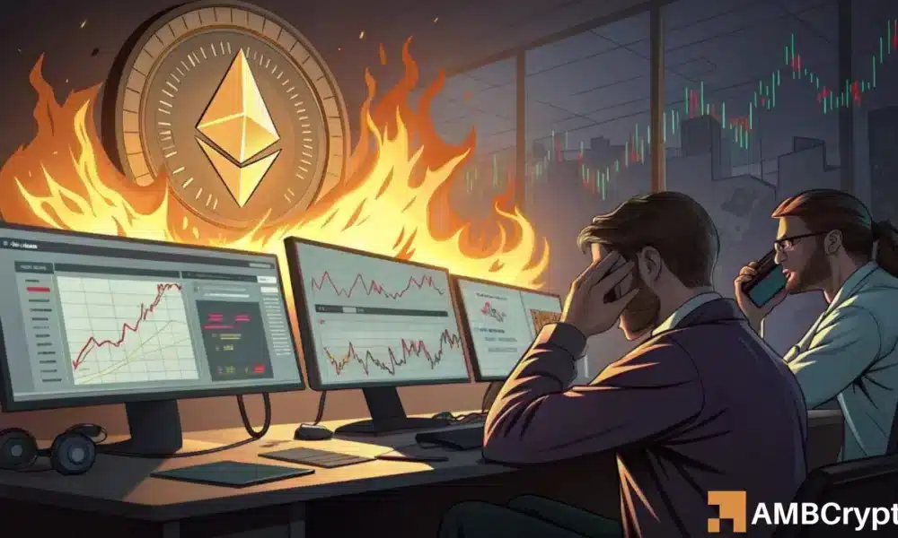 Ethereum battles whales and resistance: Can ETH avoid a market meltdown?