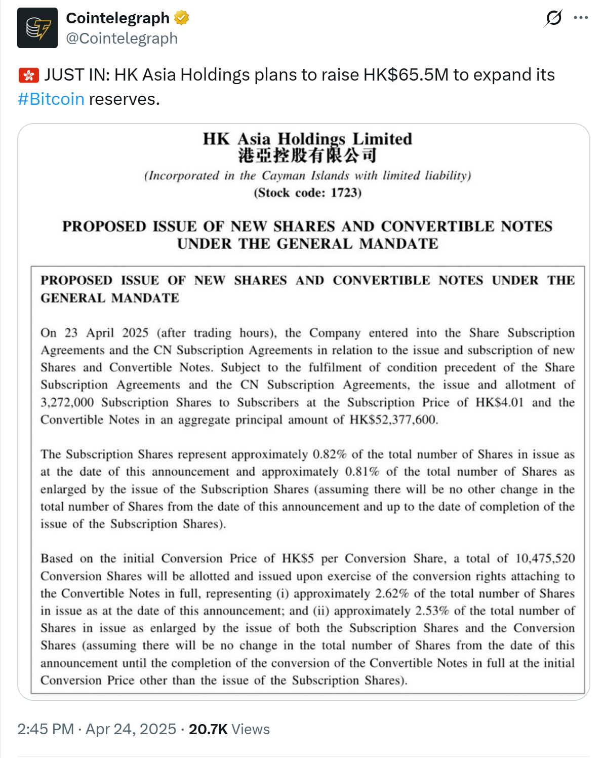 Cryptocurrencies, Hong Kong, Bitcoin Price, Buy, MicroStrategy, Michael Saylor