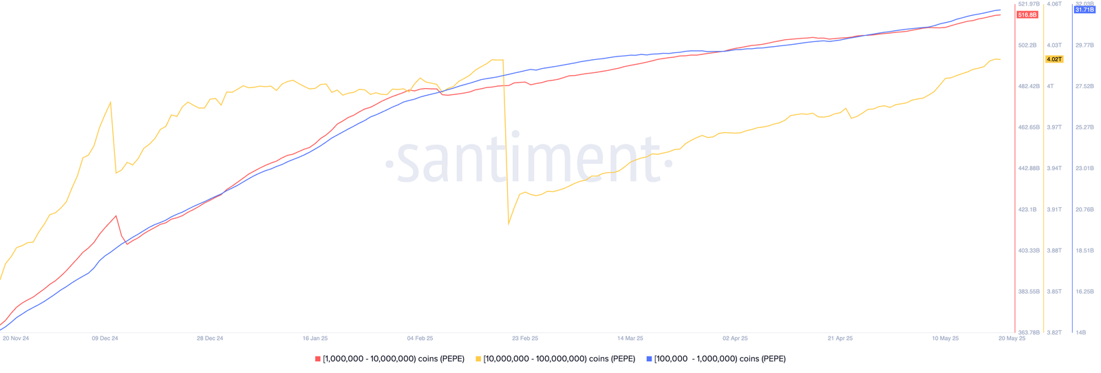 Pepe whale accumulation