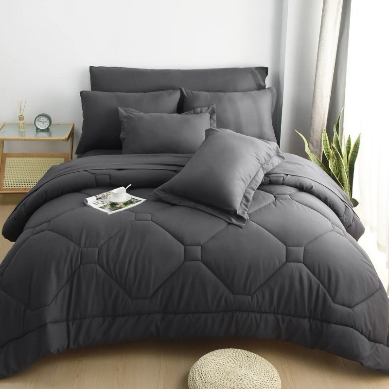 Walmart is selling the 'softest' $100 8-piece comforter set for $45, and shoppers say it's 'so worth the price'