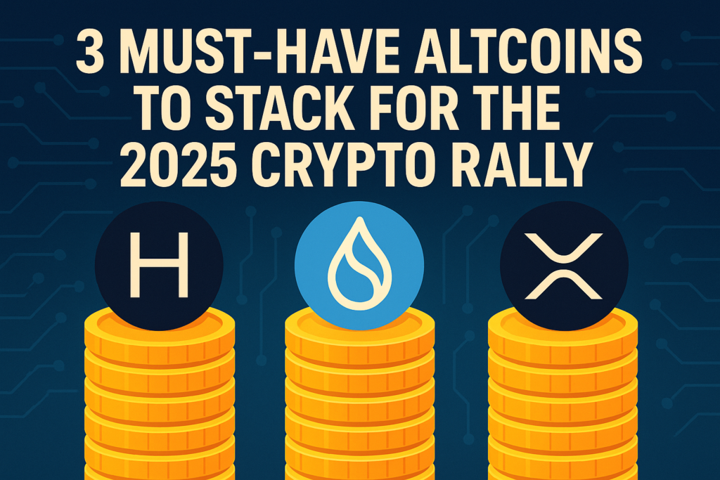 3 Must-Have Altcoins to Stack for the 2025 Crypto Rally