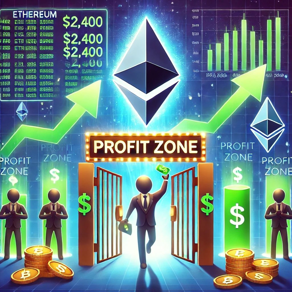 Ethereum Stakers Enter Profit Zone as Price Climbs Above $2,400