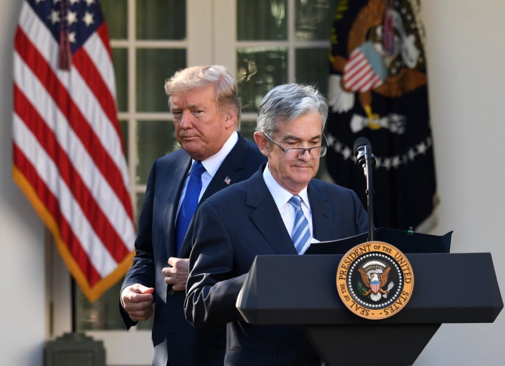 Fed Chair Powell has closed door meeting at the White House on interest rate cuts
