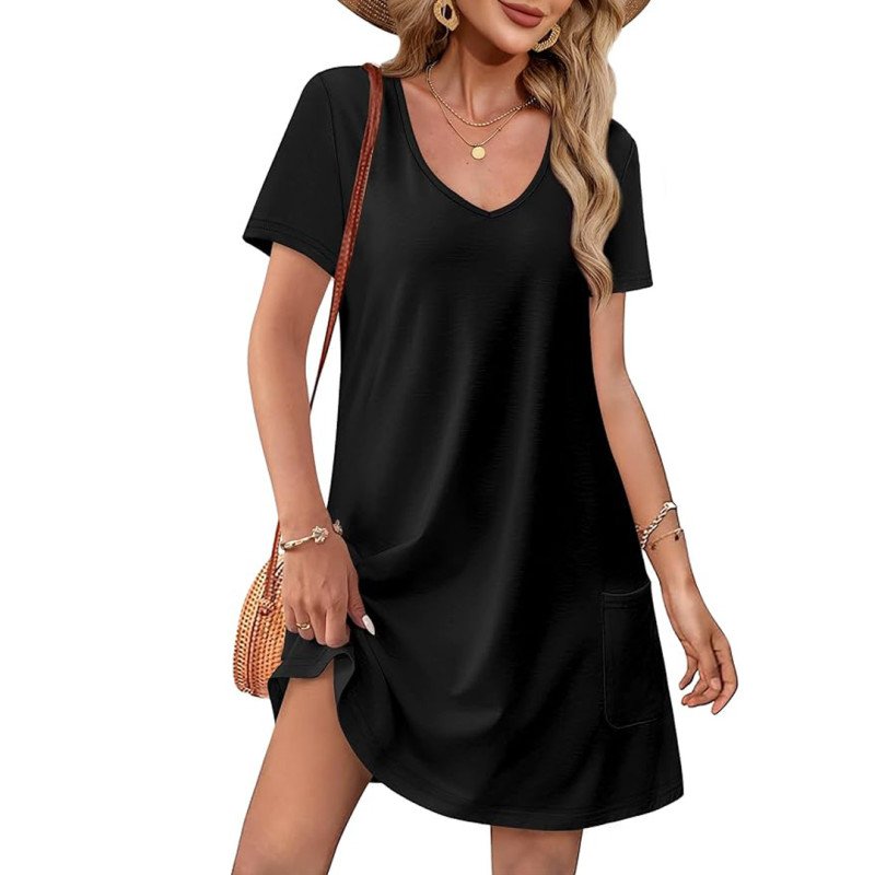 Amazon is selling a 'soft' $24 flowy summer dress for only $12 that's 'light, airy, and has pockets'