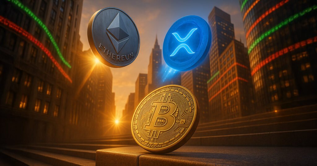 Ethereum and XRP steals spotlight in daily gains after Bitcoin reclaimed $106k