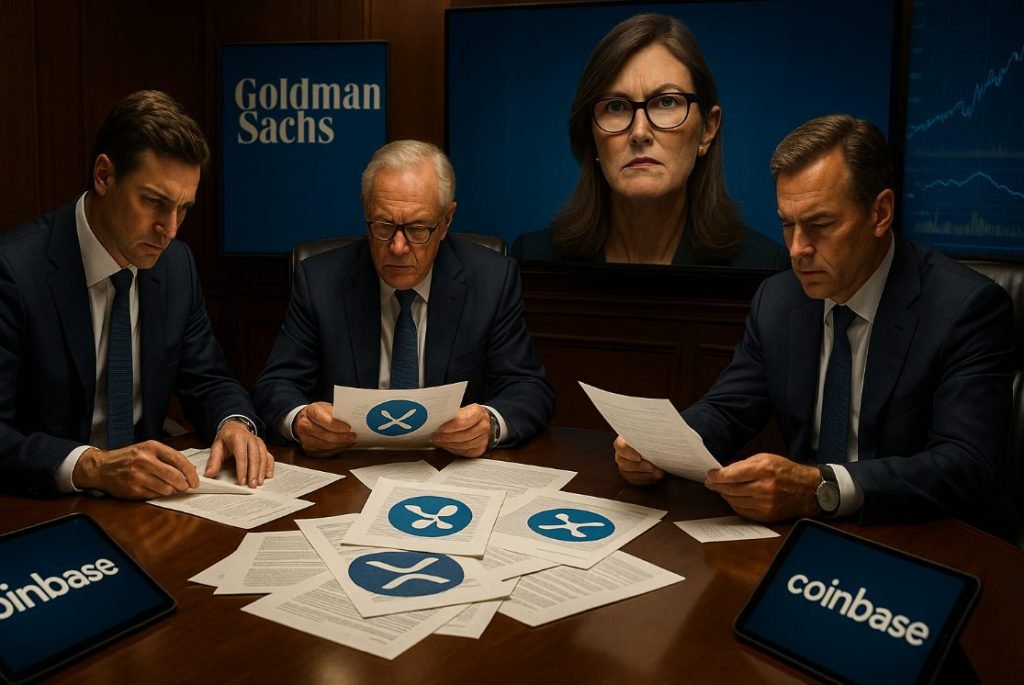 Cathie Wood Coinbase Ripple Sachs