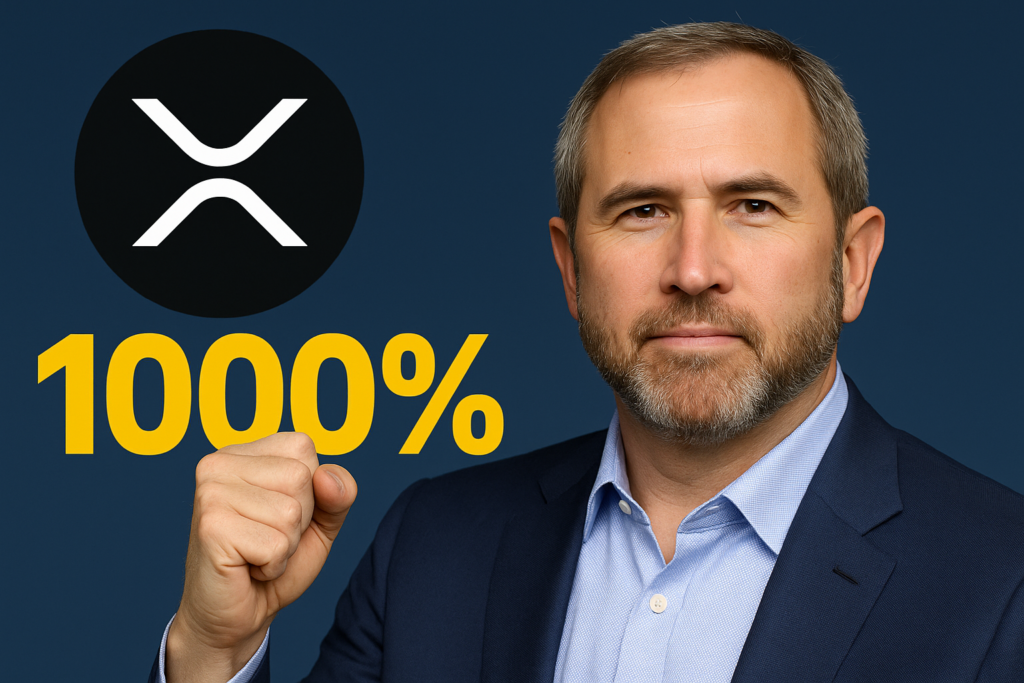 Ripple CEO Signals Unwavering Support for XRP With Bold 1000% Commitment