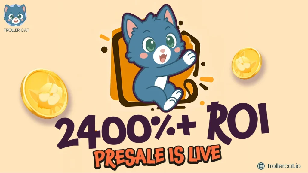 Investor Heads-Up: Troller Cat Targets 2429.30 % ROI as One of the Best Meme Coin Presale to Buy Now 2 TCAT