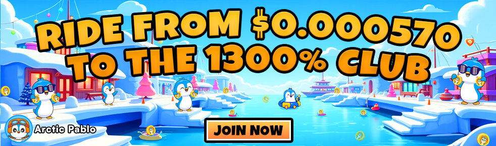 Turn $5k Into $877k? Arctic Pablo Coin’s $0.00057 Price Could Explode To $0.1 In 2025 Amid Goatseus Maximus And Bonk Hype 3 AD 4nXeh06hiR