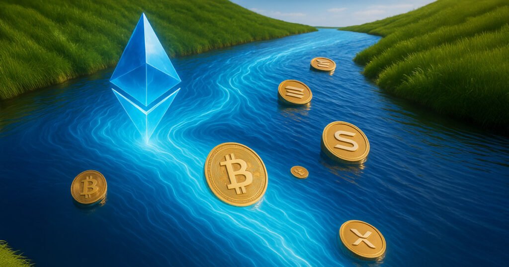 Ethereum steals the show in record $11.2B July inflows