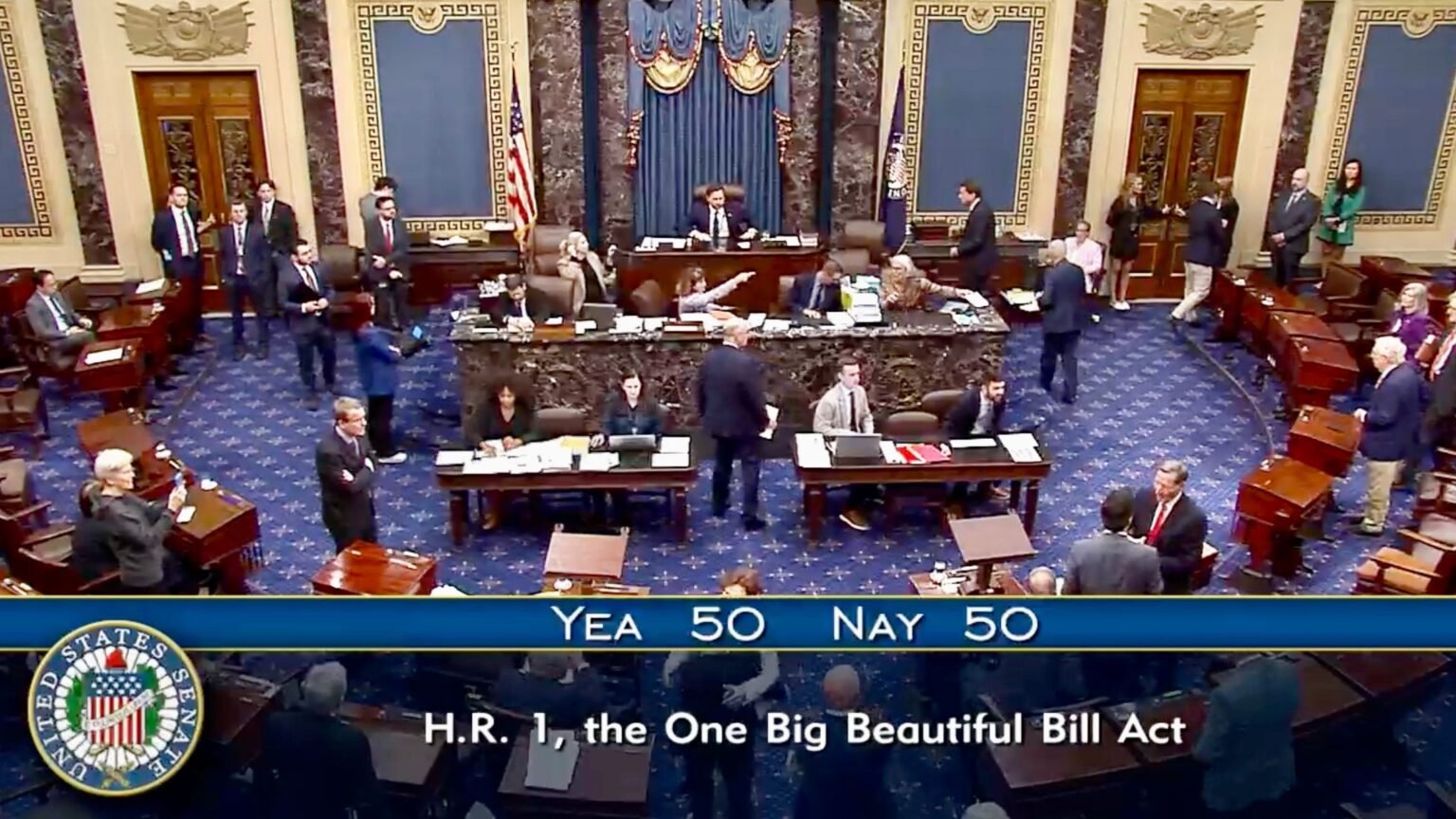 Congress’ Budget Bill Advances From Senate Without Crypto Tax Provision