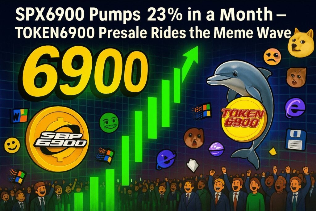 SPX6900 Pumps 23% in a Month – TOKEN6900 Presale Rides the Meme Wave