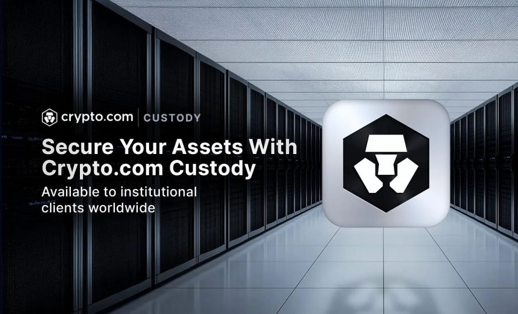 Crypto.com institutional custody platform interface