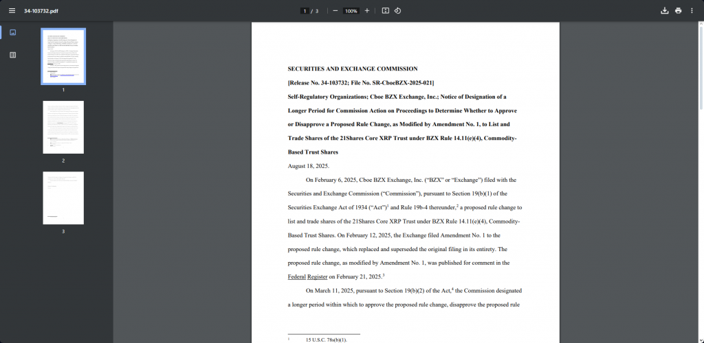 SEC Document Screenshot