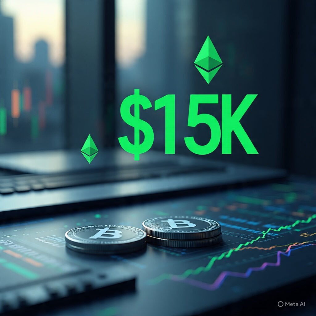 Ethereum Could Surge To $15K As Institutions Pile In: Research