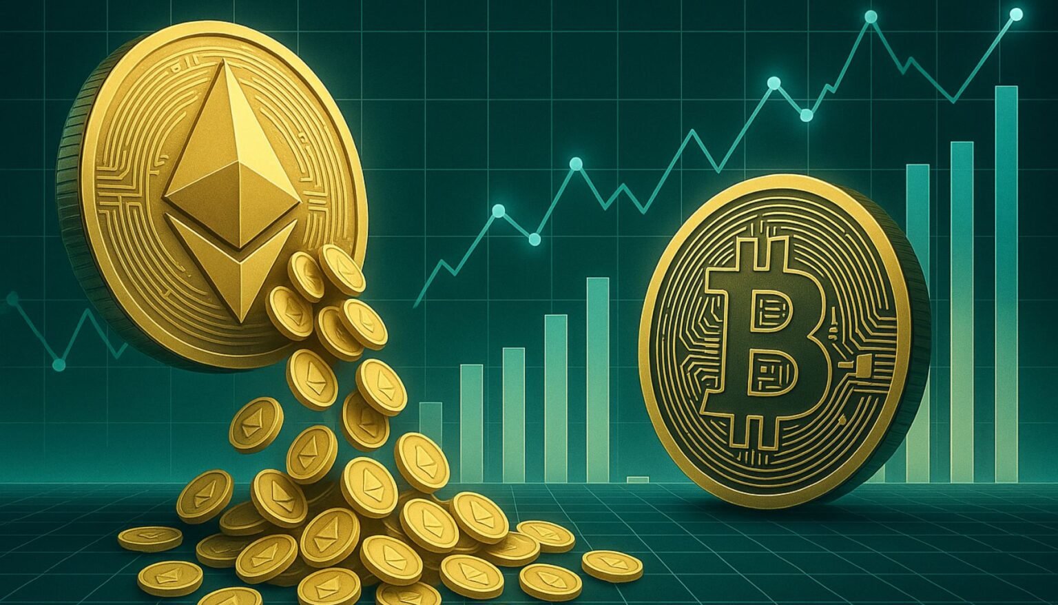 Ethereum Floods Exchanges As Bitcoin Remains Unshaken: Market Braces For Volatility